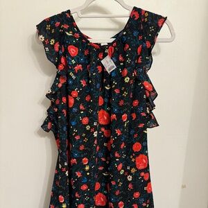 J. Crew Factory Floral Pattern Dress // NWT